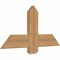 Ekena Millwork Eugene Smooth Timber Gable Bracket, Western Red Cedar, 36"W x 18"H x 1 1/2"D x 5 1/2"F, 12/12 Pitch GBW036X18X0206EUG00SWR - alternate 3